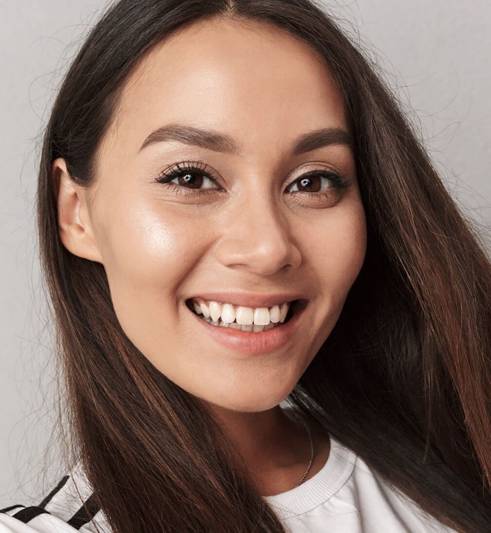 Woman with perfect smile